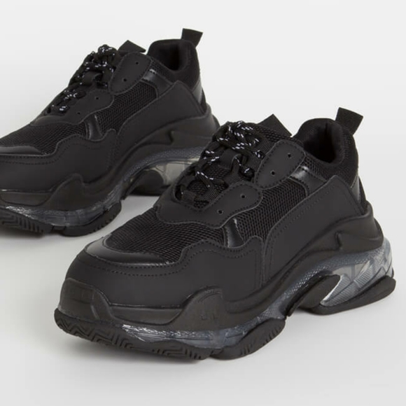 flatform lace up shoes